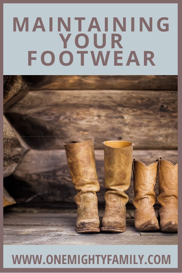 How to maintain your shoes, boots or gum boots - One Mighty Family